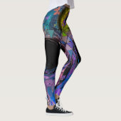 Drittes Augen-psychedelischer Schädel - Leggings (Rechts)