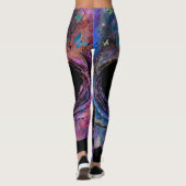 Drittes Augen-psychedelischer Schädel - Leggings (Rückseite)