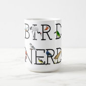 Drittes Bird-Nerd-Sortiment Kaffeetasse (Mittel)