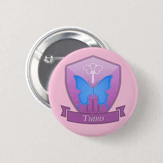 Drittes Button - Caliwa School (Vorne & Hinten)