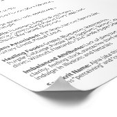 Drittes Eye Chakra-Poster Poster (Ecke)