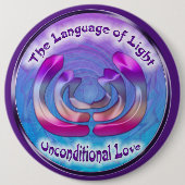 Drittes Eye Chakra-Symbol für bedingungslose Liebe Button (Vorderseite)