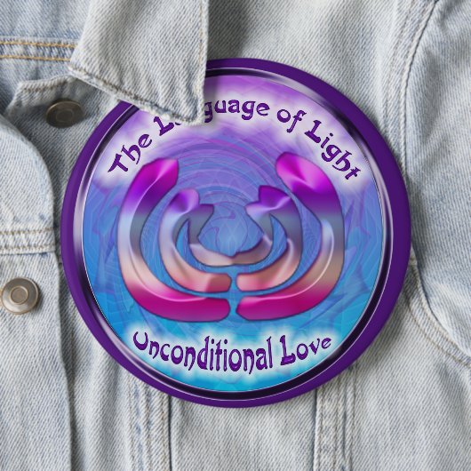 Drittes Eye Chakra-Symbol für bedingungslose Liebe Button (Beispiel)