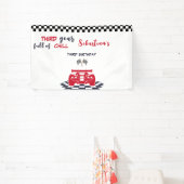 Drittes Fanggerät voller kühler dritter Kindergebu Banner (InSitu)