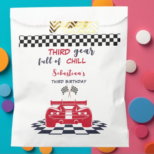 Drittes Fanggerät voller kühler dritter Kindergebu Geschenktütchen