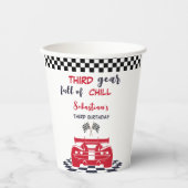 Drittes Fanggerät voller kühler dritter Kindergebu Pappbecher (Vorderseite)