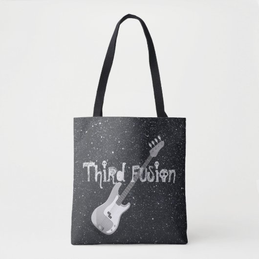 Drittes Fusions-Bass-Gitarren-Schwarzes Tasche (Vorderseite)