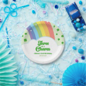 Drittes Geburtstags-Party: Charm Rainbow Pappteller (Party)