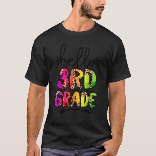 Drittes Gefärbte Krawatte-Lehrerteam T-Shirt (Vorderseite)