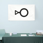 Drittes Geschlechtersymbol Banner (Messeveranstaltung)