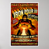 Drittes Jahr West 7th Iron Pour Poster 2010 (Vorne)