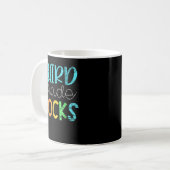 Drittes Lehrerteam - Steine der dritten Klasse Kaffeetasse (Vorderseite Links)