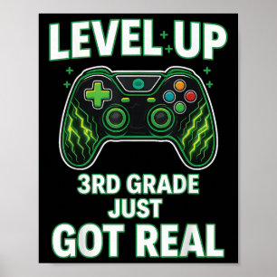Drittes Level-Up-T-Shirt Got Poster