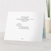 Drittes Panel: Sheloshim: Karte der Morgenkarte (Rückseite)