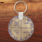 Drittes Pentagramm des Jupiters Schlüsselanhänger (Vorderseite)