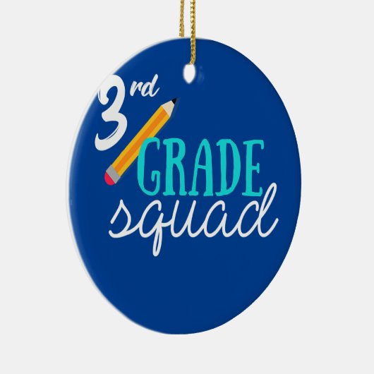 Drittes Schulteam für den dritten Platz Keramik Ornament (Rechts)