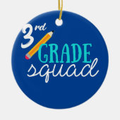 Drittes Schulteam für den dritten Platz Keramik Ornament (Vorne)