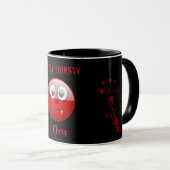 DRITTSTE VAMPIRE FAPPY FACE GLÜCKLICH HALLOWEEN TA TASSE (VorderseiteRechts)