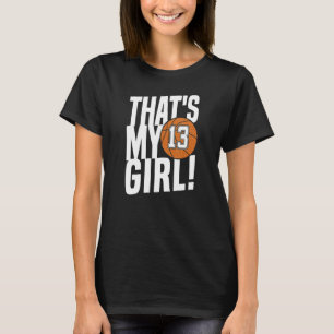 Dritzehn, das ist meine Mama 13 Basketball T-Shirt