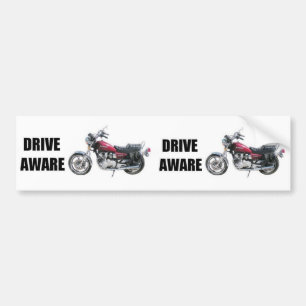 Drive Aware - Motorrad Autoaufkleber