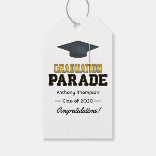 Drive by Abschluss Parade Herzlichen Glückwunsch Geschenkanhänger