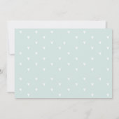 Drive by Baby Dusche Parade Danke Karte (Rückseite)