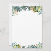 Drive by Baby Shower Einladung Dinosaurier Dusche (Rückseite)