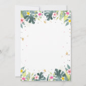 Drive by Baby Shower Einladung Safari Baby Dusche (Rückseite)