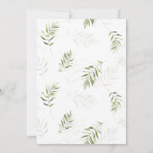 Drive by Baby Shower Safari Animal Social DIstance Einladung (Rückseite)