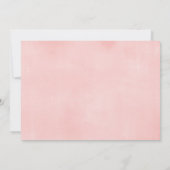 Drive-by-Babydusche Rose Gold bordeauxrot Einladung (Rückseite)