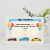 Drive by Birthday Danke Karte (Stehend Vorderseite)