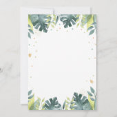 Drive By Birthday Parade Einladung Dinosaur Party (Rückseite)