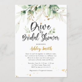 Drive by Bridal Dusche Einladung Gründusche