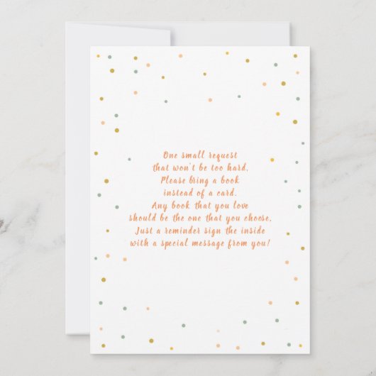 Drive by Dinosaurs Boy Baby Shower Einladung (Rückseite)