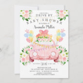 Drive by Girls Kinderdusche Einladung (Vorderseite)