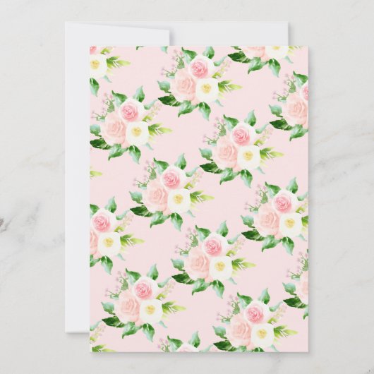 Drive by Girls Kinderdusche Einladung (Rückseite)