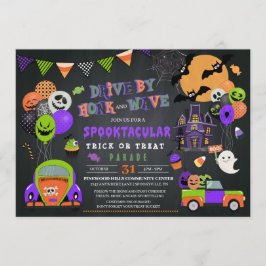 Drive by Halloween Trick oder Treat Parade Einladung