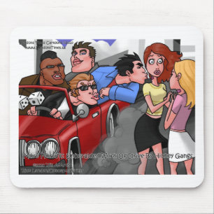Drive by Hickey Gangs Funny T-Shirts Tasse & Gesch Mousepad
