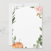 Drive by Pumpkin Birthday Einladung (Rückseite)