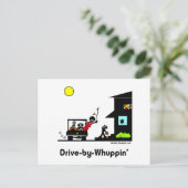 Drive-by-Whuppin Postkarte (Stehend Vorderseite)
