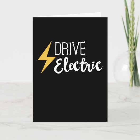 Drive Electric - EV Cars Vehicle Gift Karte (Vorderseite)