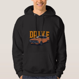DRIVE – Fast Vintage Orange Car Hat Hoodie