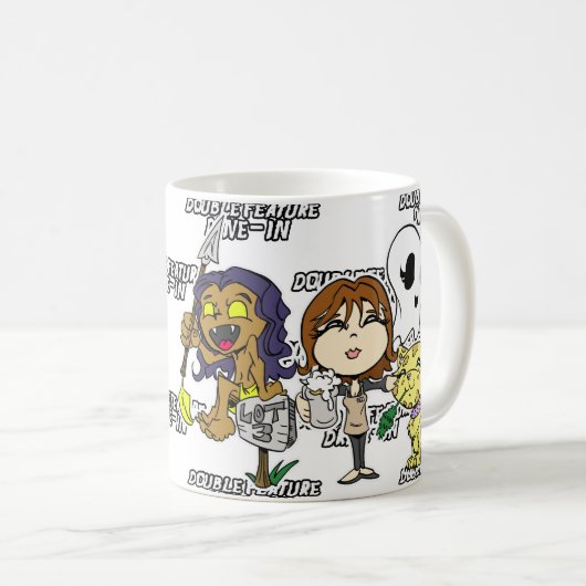 Drive-In-Familie zu Stil Kaffeetasse (VorderseiteRechts)