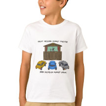Drive-In Puppet Show Kids T - Shirt