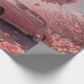 Drive into romance! This nostalgic and dreamy Geschenkpapier (Ecke)