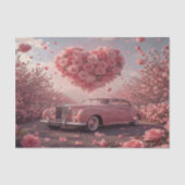 Drive into romance! This nostalgic and dreamy Seidenpapier (Vorderseite)
