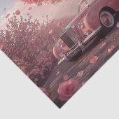 Drive into romance! This nostalgic and dreamy Seidenpapier (Ausschnitt)