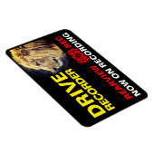 DRIVE RECORDER Warnschild (LION) Magnet (Rechte Seite)