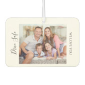 Drive Safe Custom Photo Car Autolufterfrischer (Vorderseite)