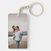 drive safe cute heart love back photo car schlüsselanhänger (Rückseite)